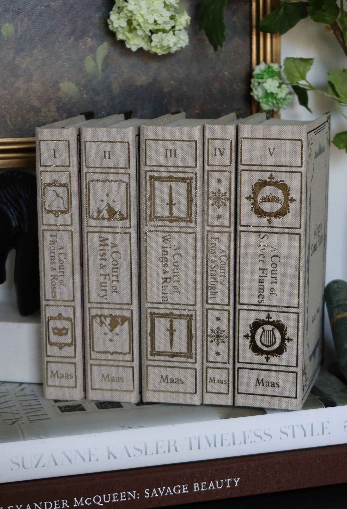 A Court of Thorns and Roses by Sarah J. Maas | Handmade Rebound Special Editions