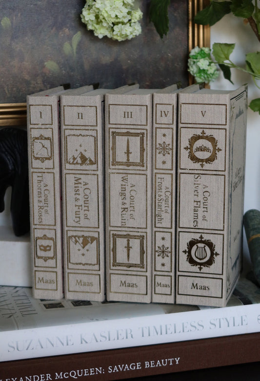 A Court of Thorns and Roses by Sarah J. Maas | Handmade Rebound Special Editions