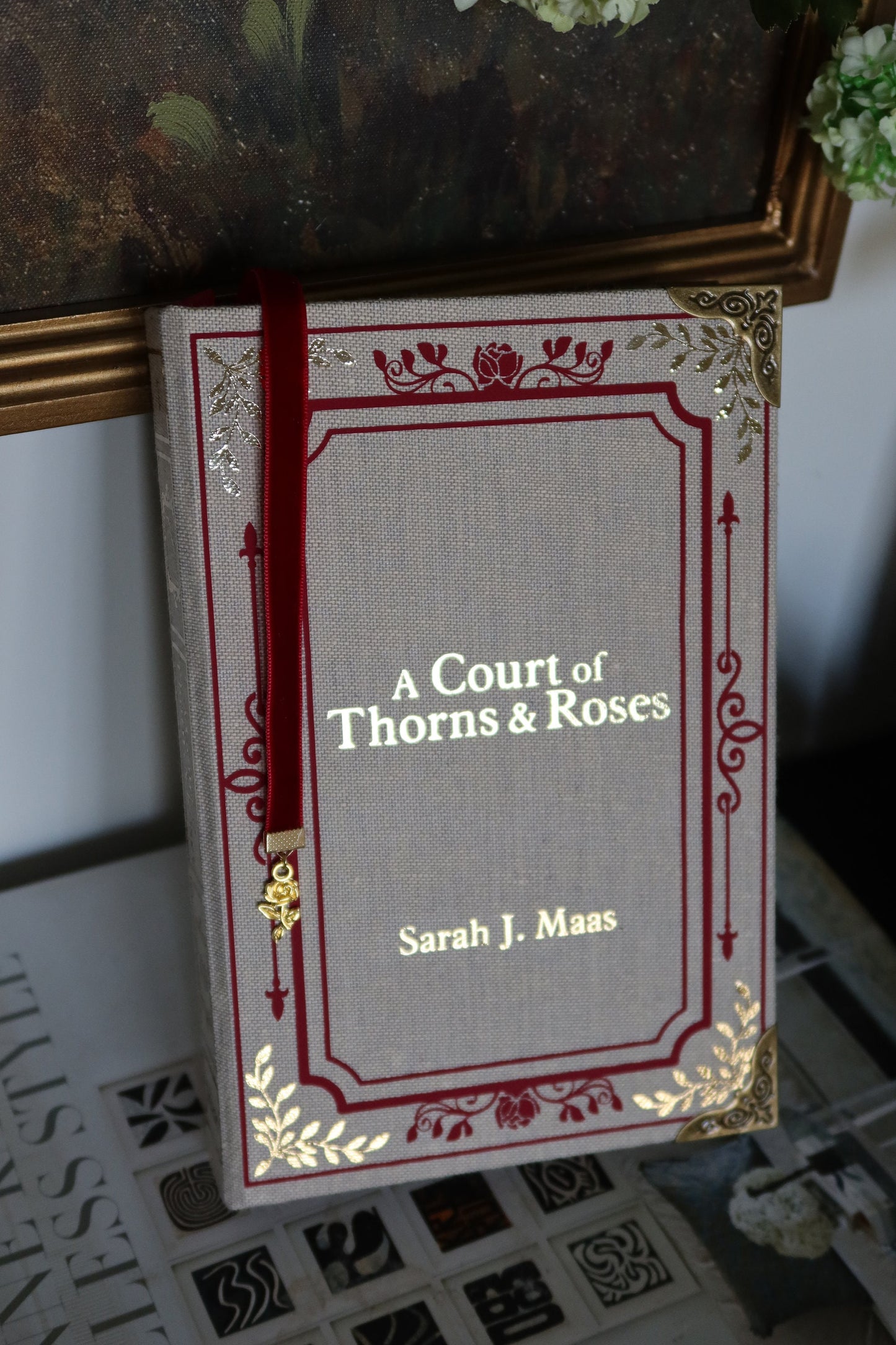 A Court of Thorns and Roses by Sarah J. Maas | Handmade Rebound Special Editions