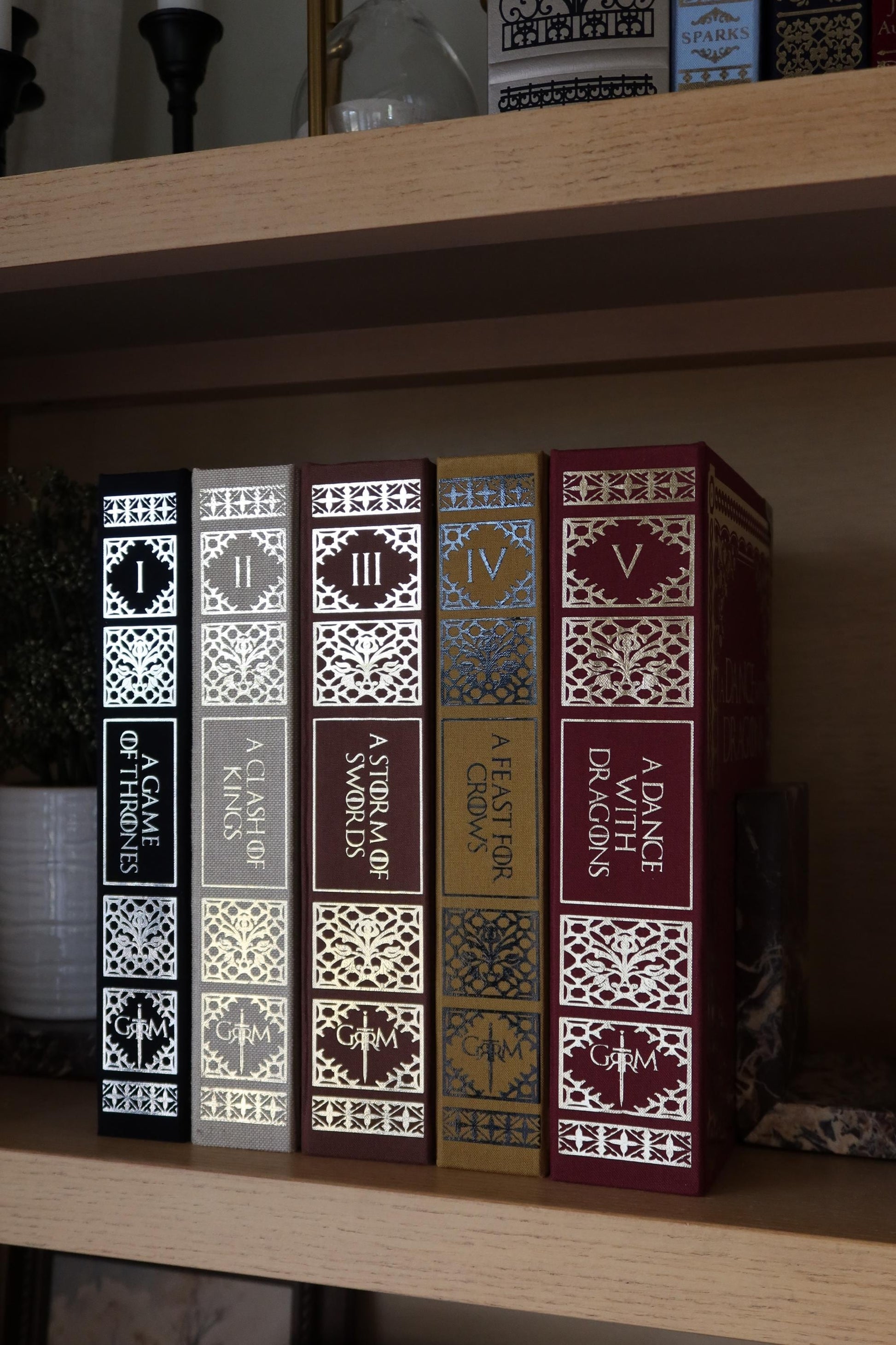 A Song of Ice and Fire by George R.R. Martin | Handmade Special Edition Rebound Books