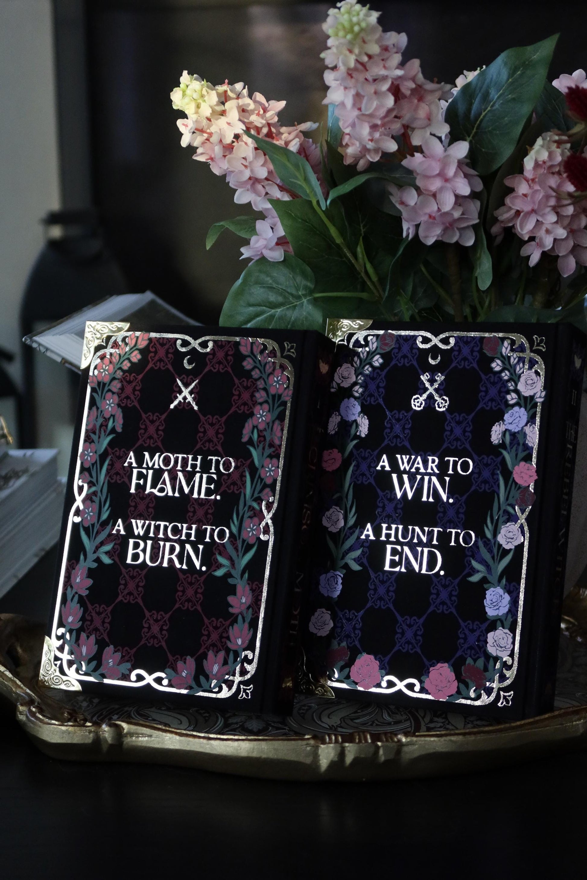 The Crimson Moth Duology by Kristen Ciccarelli | The Crimson Moth (Heartless Hunter) & The Rebel Witch | Special Rebound Editions
