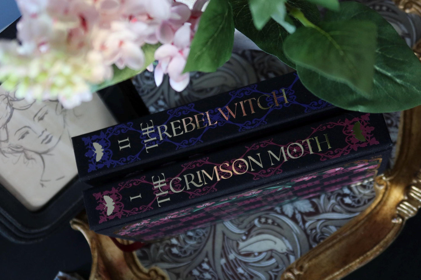 The Crimson Moth Duology by Kristen Ciccarelli | The Crimson Moth (Heartless Hunter) & The Rebel Witch | Special Rebound Editions