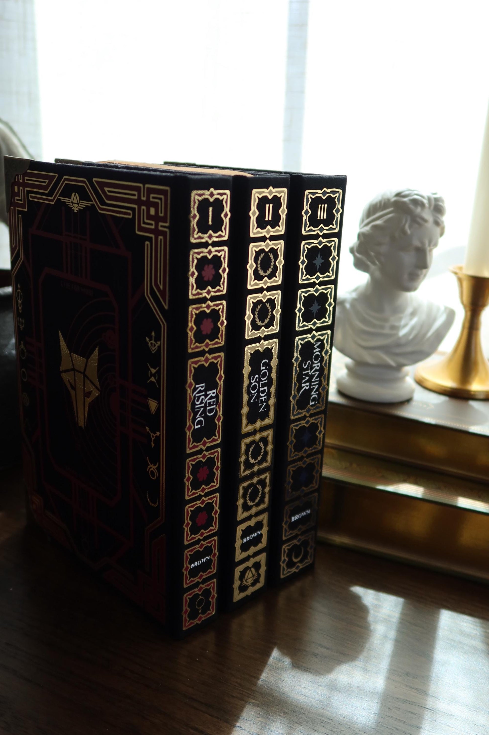 Red Rising Series by Pierce Brown Books 1-3 | Special Rebound Editions