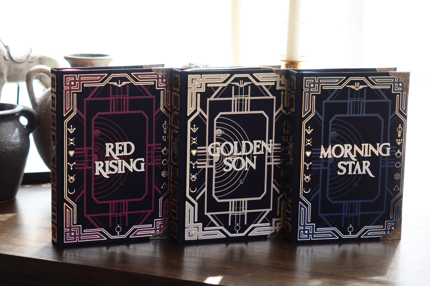 Red Rising Series by Pierce Brown Books 1-3 | Special Rebound Editions