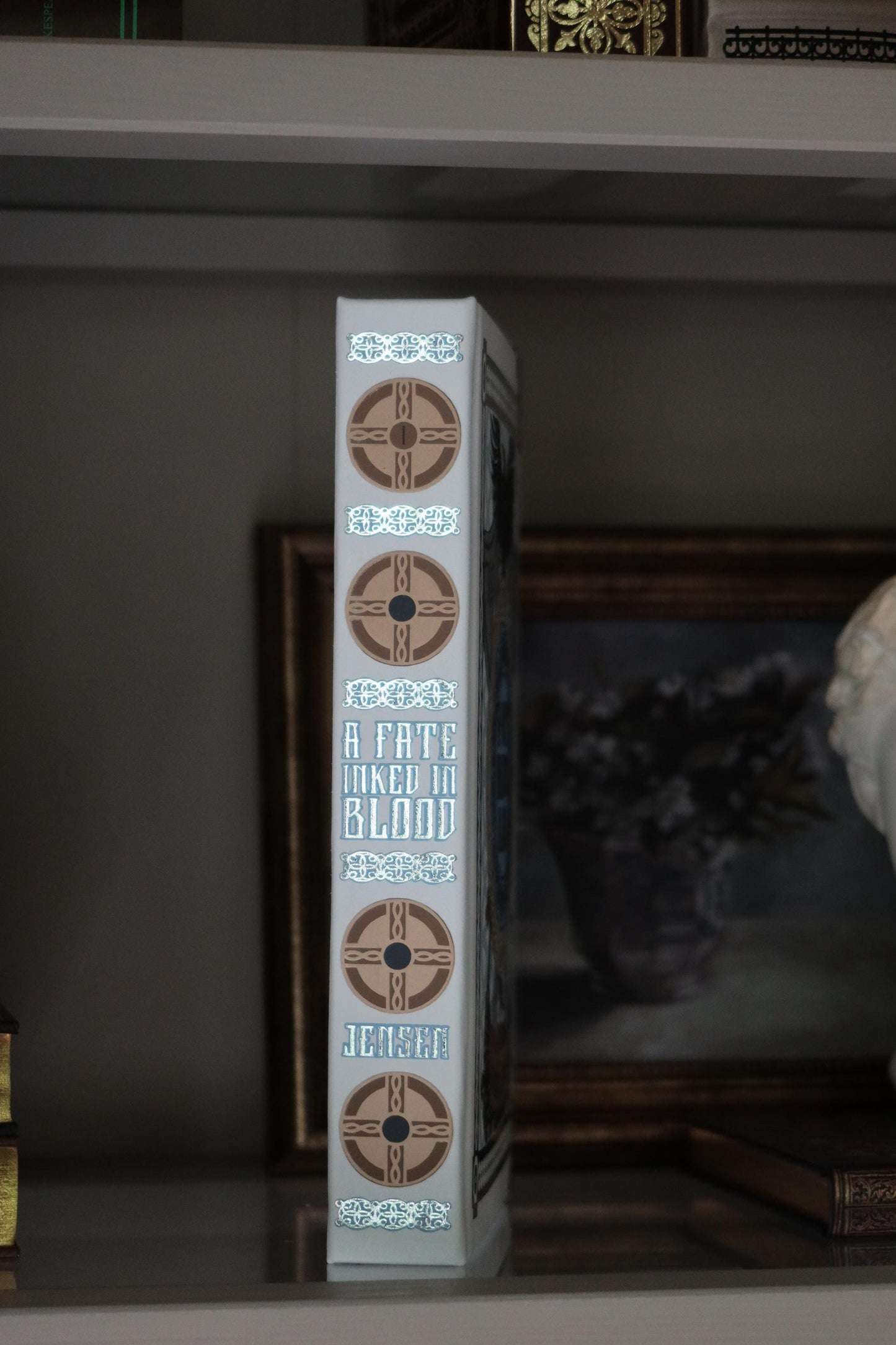 A Fate Inked in Blood by Danielle L. Jensen | Handmade Rebind Special Edition