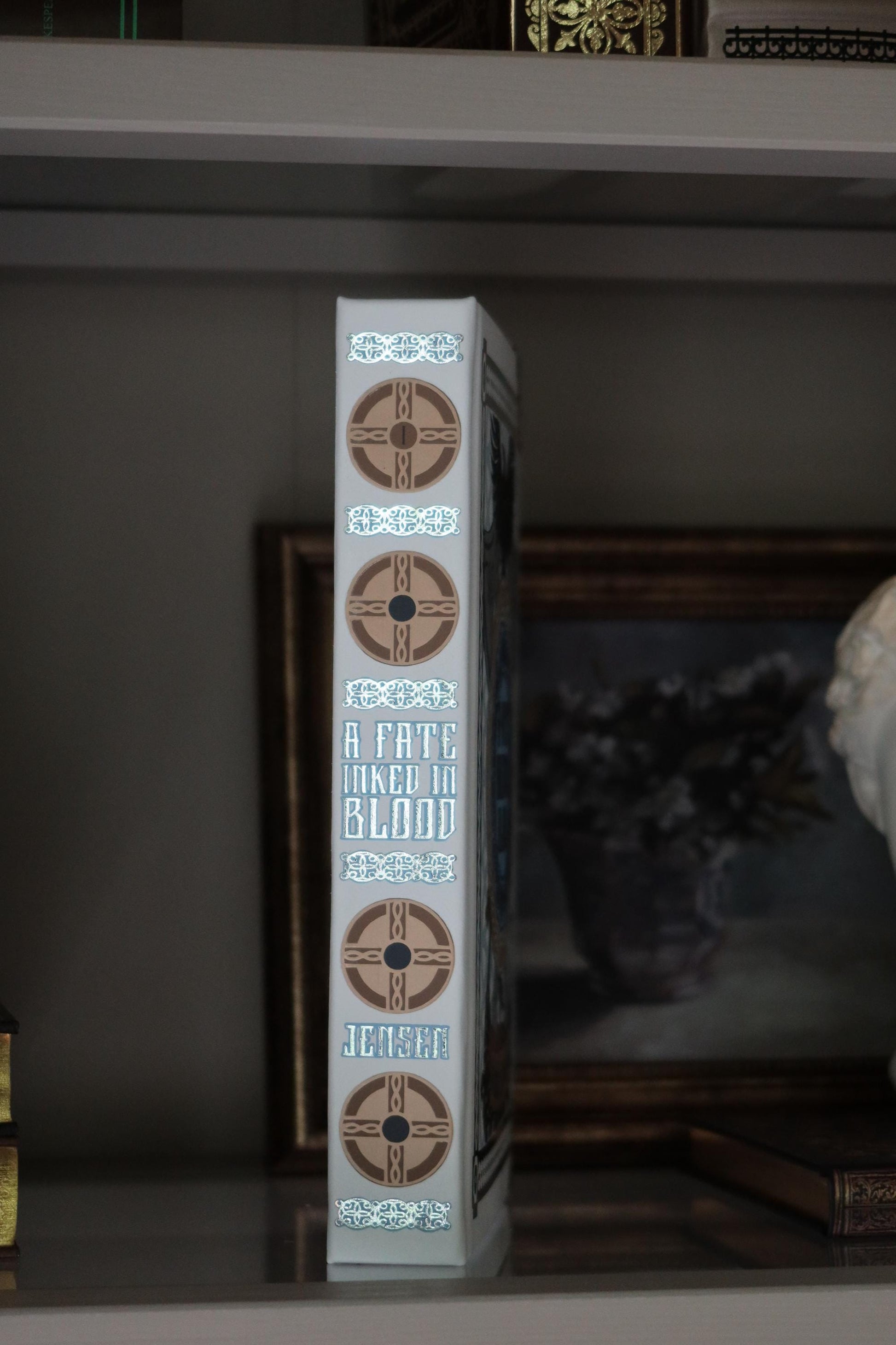 A Fate Inked in Blood by Danielle L. Jensen | Handmade Rebind Special Edition