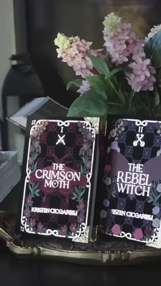 The Crimson Moth Duology by Kristen Ciccarelli | The Crimson Moth (Heartless Hunter) & The Rebel Witch | Special Rebound Editions