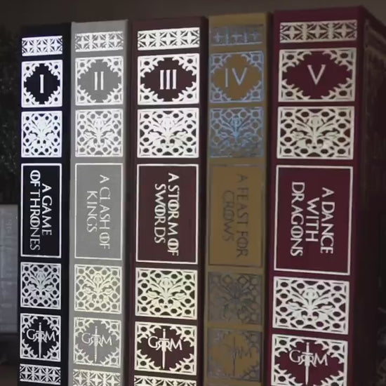 A Song of Ice and Fire by George R.R. Martin | Handmade Special Edition Rebound Books