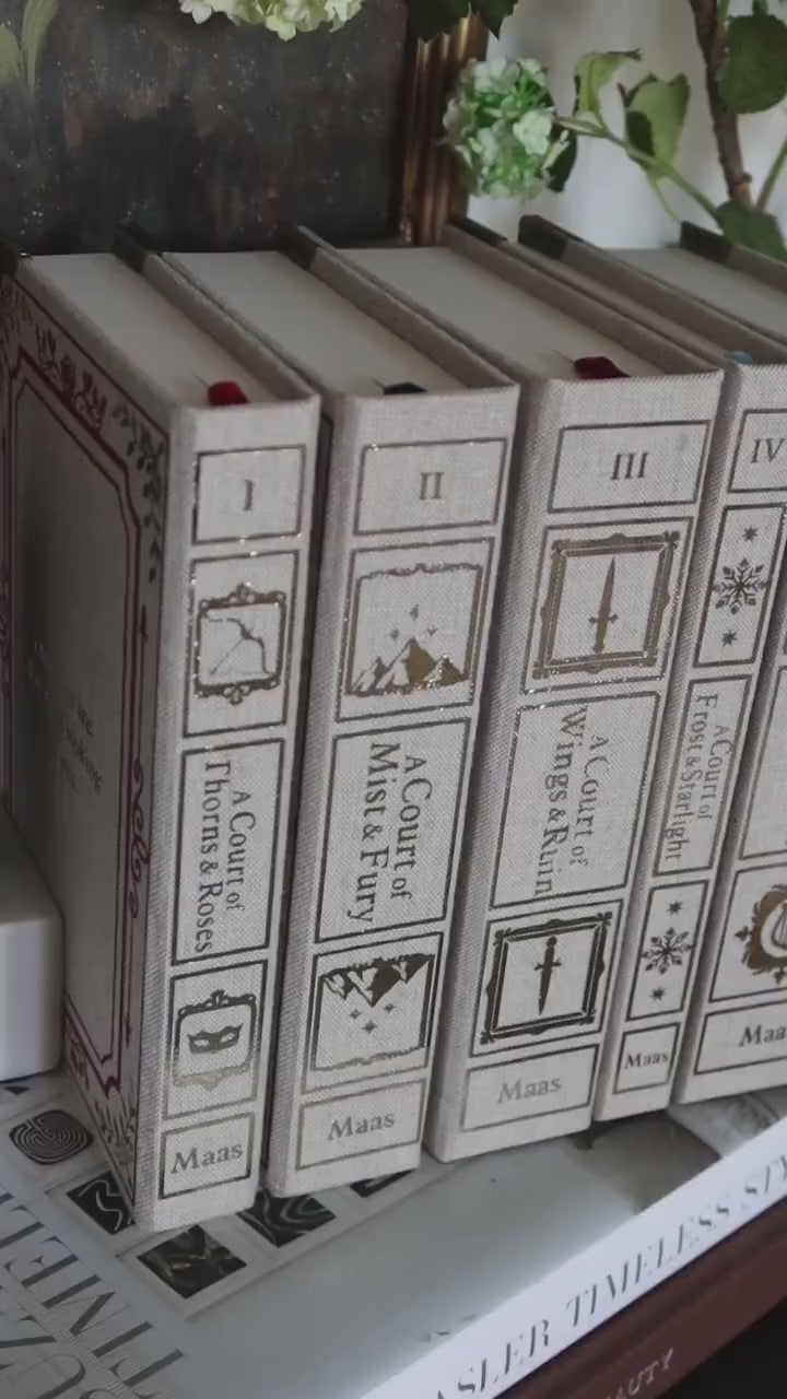 A Court of Thorns and Roses by Sarah J. Maas | Handmade Rebound Special Editions